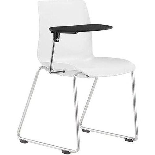 Pod Sled Chair with Tablet Arm