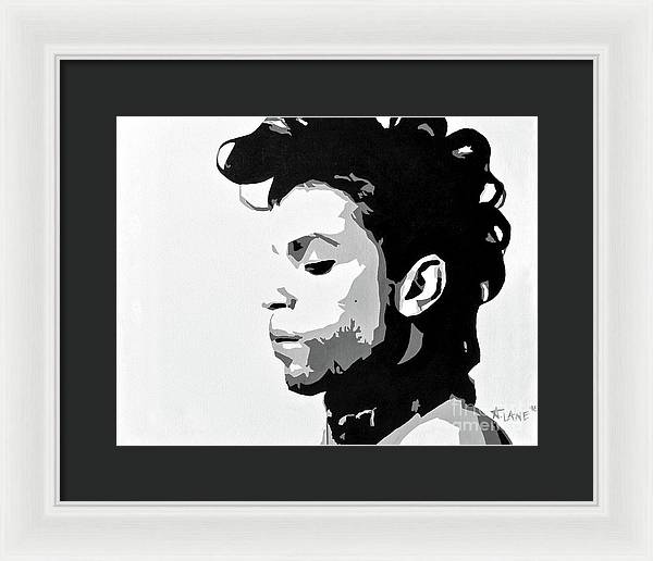 14" x 11" / White / Black