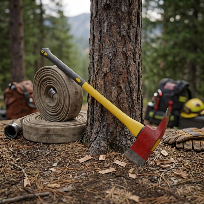 Pulaski Fire Axe with Fibreglass Handle