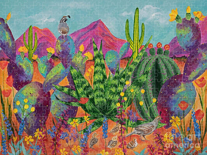 Quail Family Outing - Puzzle