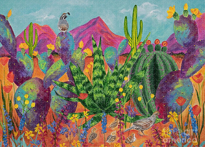 Quail Family Outing - Puzzle