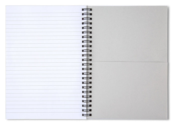 Quail Family Outing - Spiral Notebook