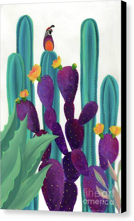 Quail Watch - Canvas Print
