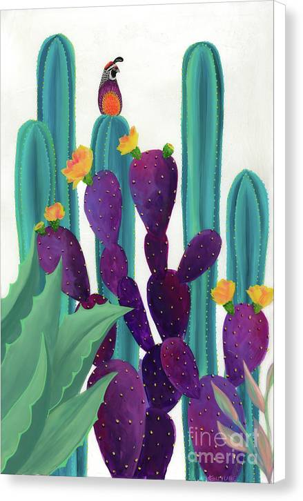 Quail Watch - Canvas Print