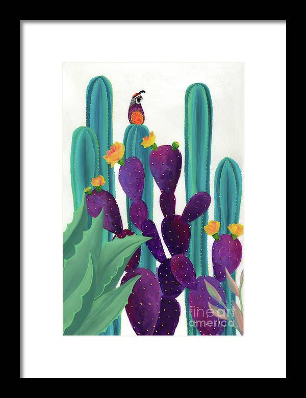 Quail Watch - Framed Print
