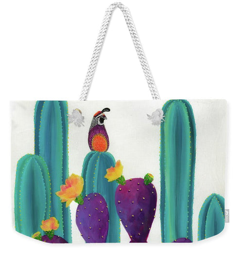 Quail Watch - Weekender Tote Bag