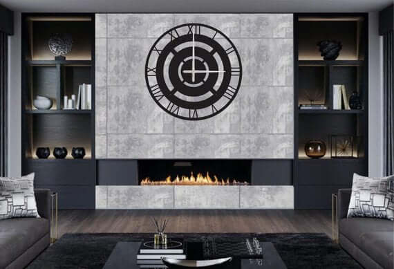 Roman Numeral Clock - Wall Clocks available at Dekadron for $69.90