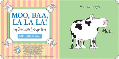 Sandra Boynton Moo Baa Fa La La La La Book Sturdy Board Book