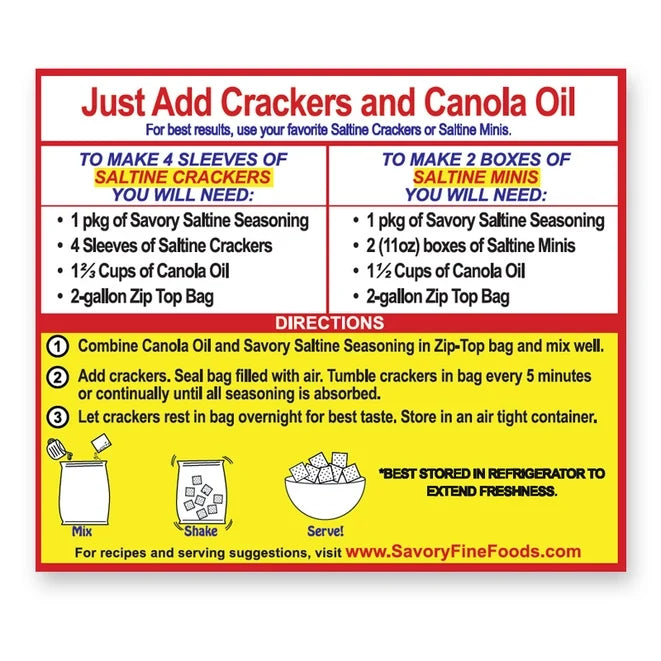 Savory Party Cracker Seasoning