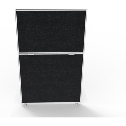White Frame/ Black Fabric / 1200mm H x 750mm W x 30mm T