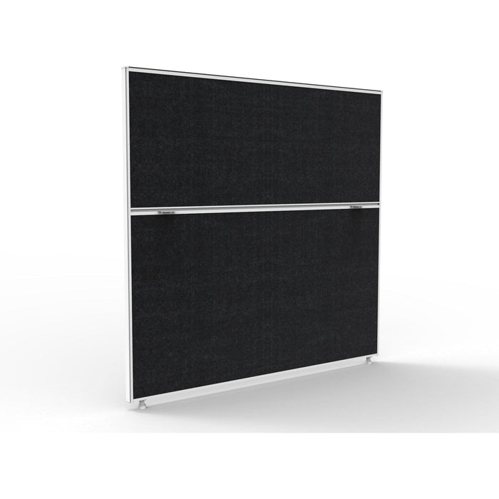 White Frame/ Black Fabric / 1200mm H x 1200mm W x 30mm T