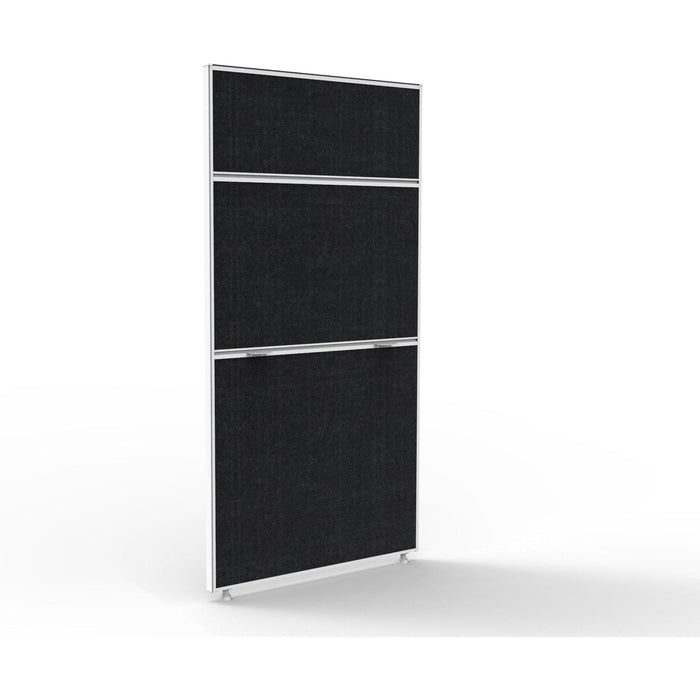 White Frame/ Black Fabric / 1500mm H x 750mm W x 30mm T