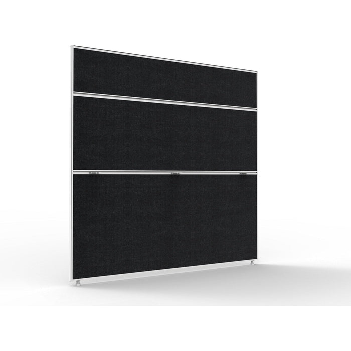 White Frame/ Black Fabric / 1500mm H x 1500mm W x 30mm T