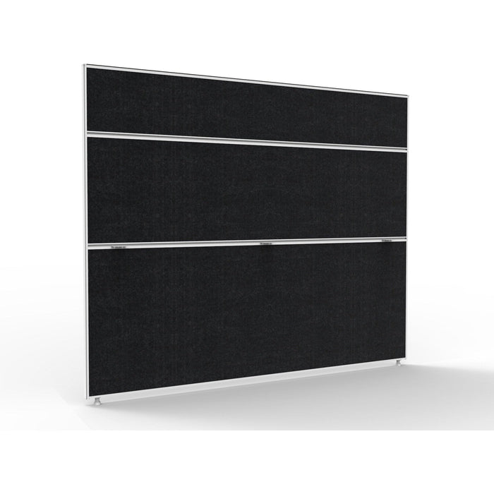 White Frame/ Black Fabric / 1500mm H x 1800mm W x 30mm T