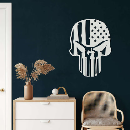 Skull Metal Wall Art - Decor available at Dekadron for $64.90