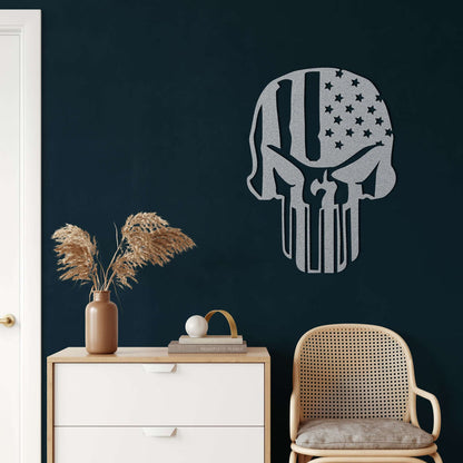 Skull Metal Wall Art - Decor available at Dekadron for $64.90