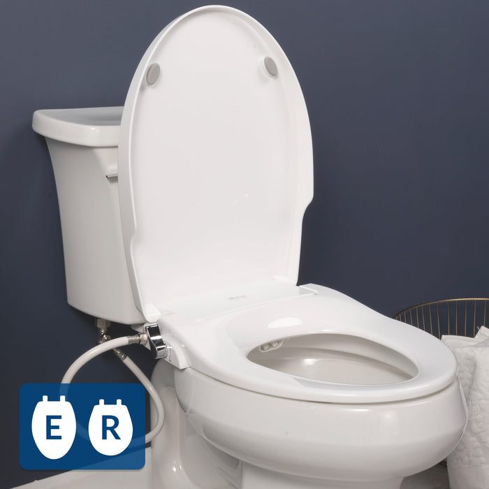 Slim Zero Non-Electric Bidet Seat Bidet Elongated or Round Graphic