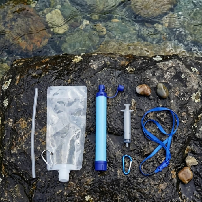 Survival Gear First Aid Kit with Molle System Compatible Bag