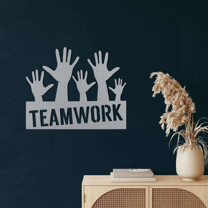 Team Work Metal Wall Art - Decor available at Dekadron for $59.90