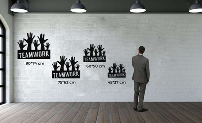 Team Work Metal Wall Art - Decor available at Dekadron for $54.90