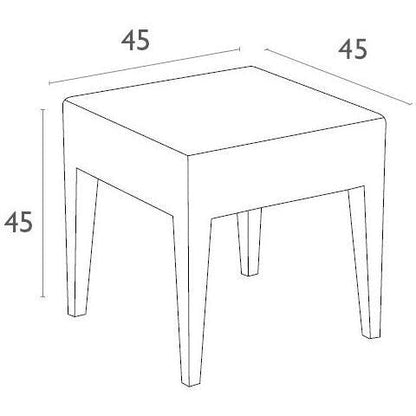 Tequila Side Table 450x450x450H