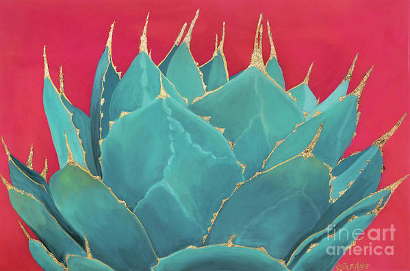 Turquoise Fire - Art Print