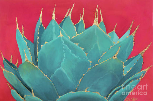 Turquoise Fire - Art Print