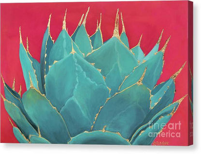Turquoise Fire - Canvas Print