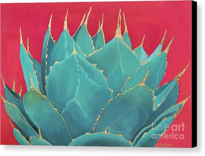 Turquoise Fire - Canvas Print