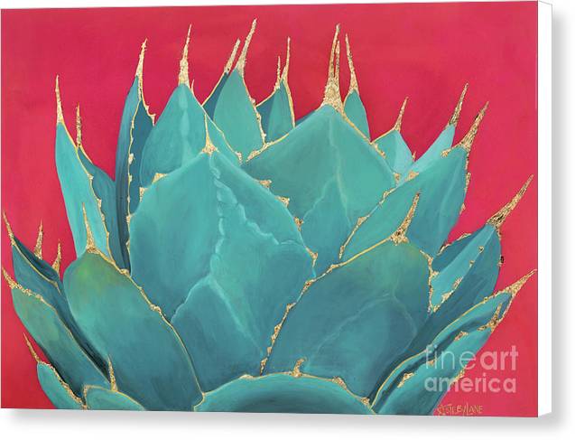 Turquoise Fire - Canvas Print