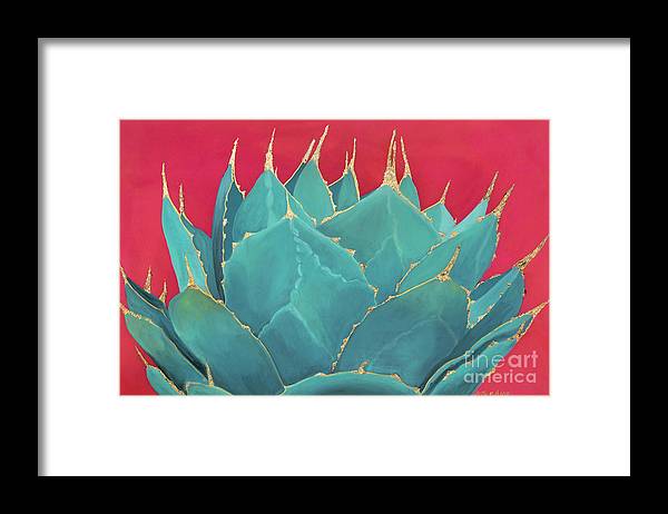 Turquoise Fire - Framed Print
