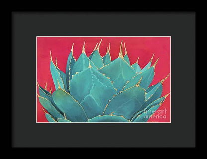 Turquoise Fire - Framed Print