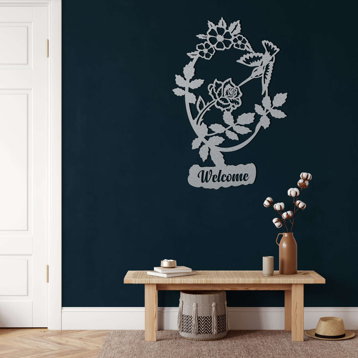 Welcome Metal Wall Art - Decor available at Dekadron for $67.90