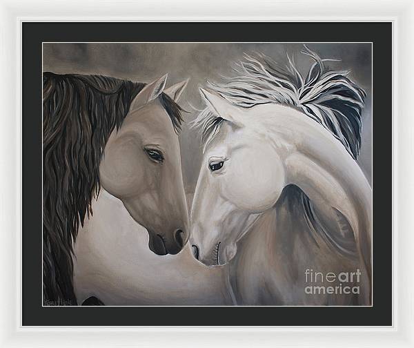 30" x 24" / White / Black