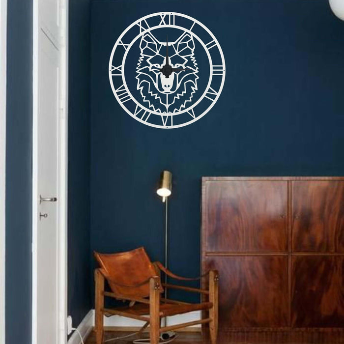 Wolf Clock - Wall Clocks available at Dekadron for $104.90